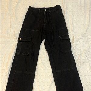 Women’s Black Cargo Pants